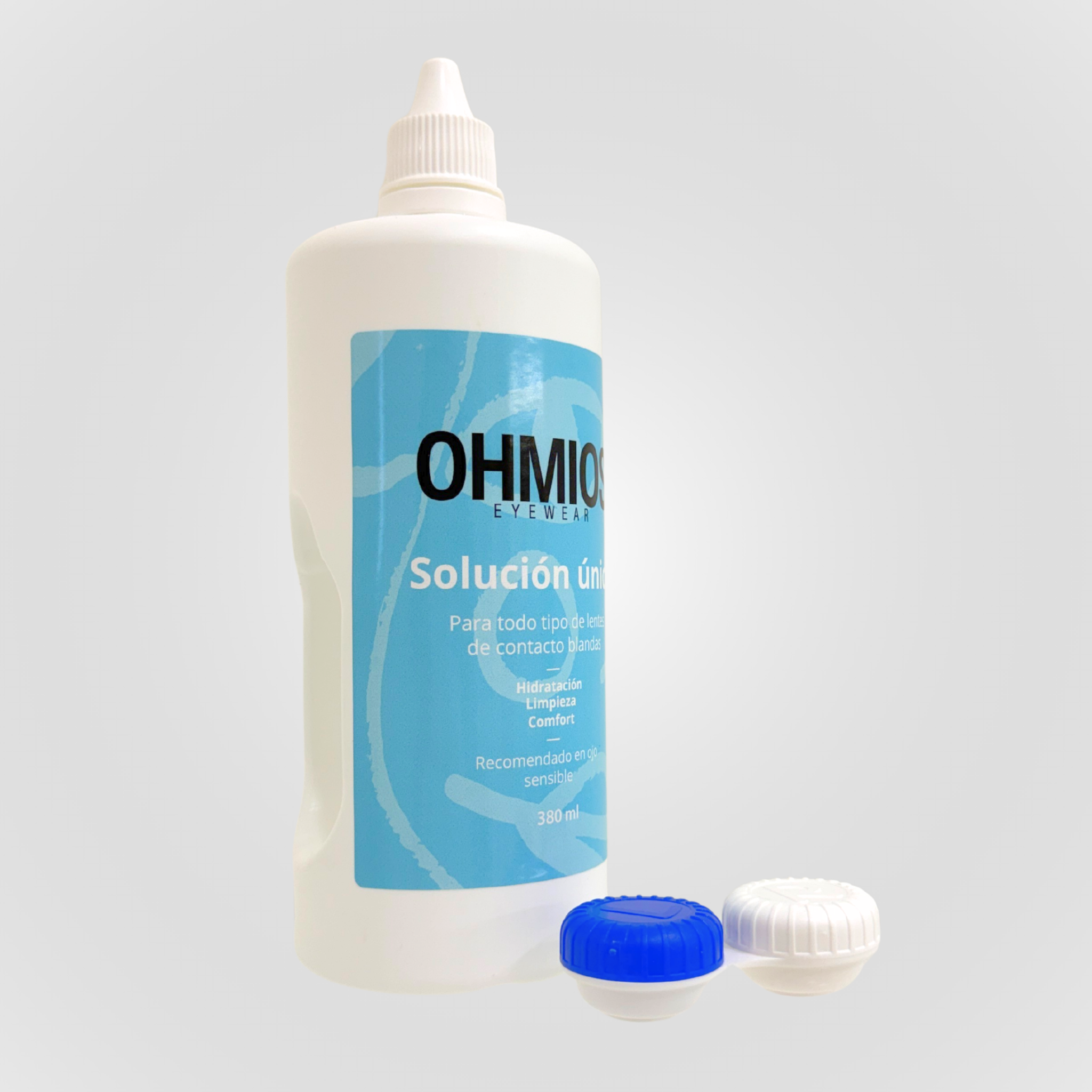 Solución para lentes de contacto 380 ml OHMIOS ew
