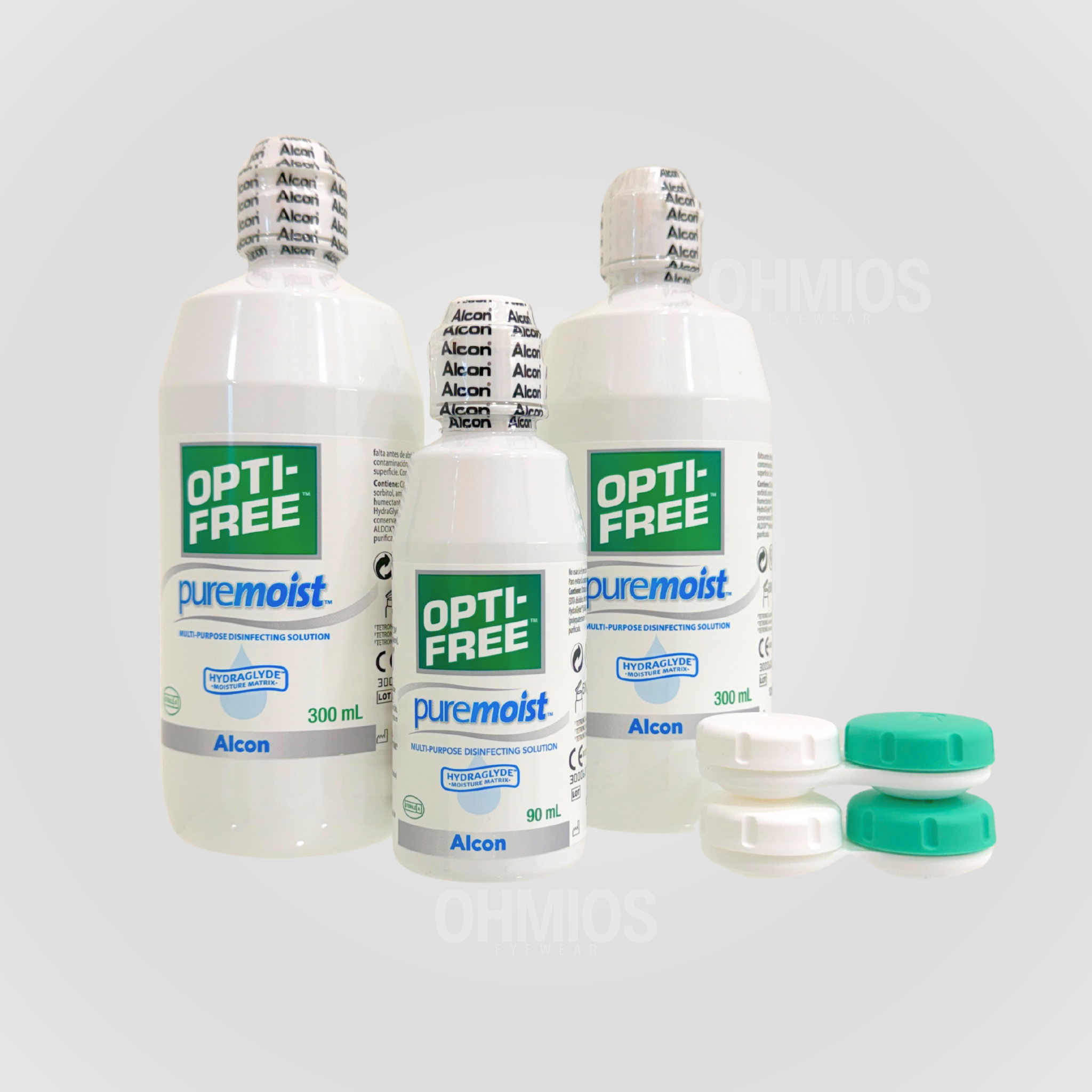 Opti-Free PureMoist Pack 2x300 ml + 1x90 ml – Alcon